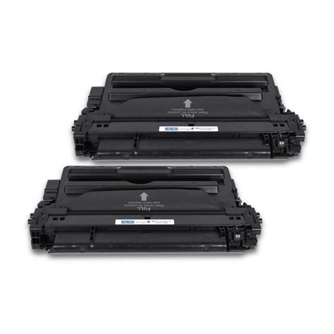 HP 14X High Capacity Black Remanufactured Toner Cartridge Twin Pack