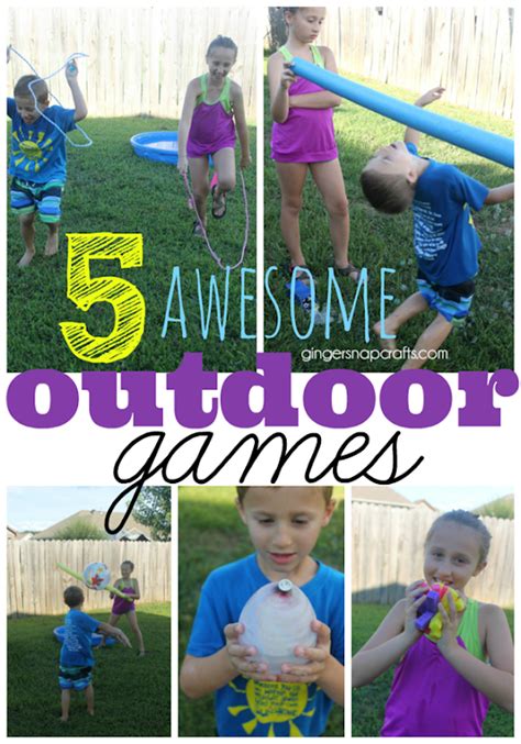 5 Awesome Outdoor Games – gingersnapcrafts