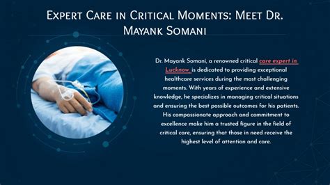 Ppt Critical Care Expert In Lucknow Dr Mayank Somani Powerpoint