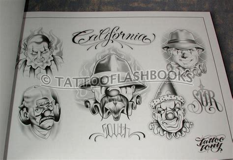 Lowrider Tattoo Flash Chicano Jose Lopez Gangster Book