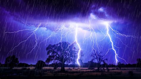 Som De Tempestade Raios E Trov Es Barulho De Chuva E Trovoadas