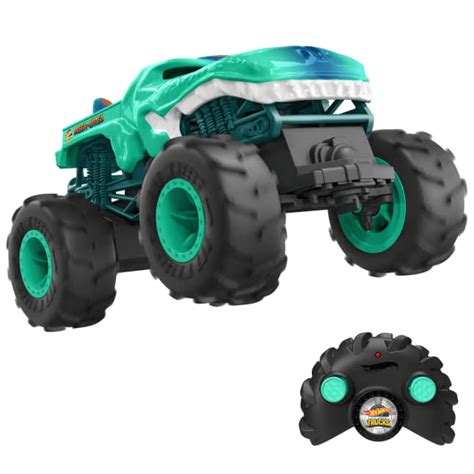 Hot Wheels Monster Trucks Vehículo a Control Remoto Mega Wrex Escala