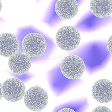 Pathogenic Bacterias or Virus Spheres in Light Liquid Stock ... 