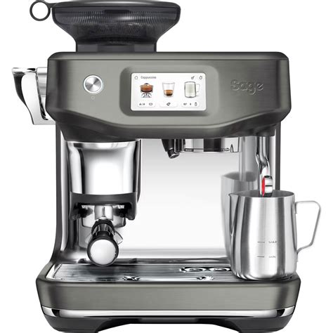 Barista Touch Impress SES881 Espressomaskin Black Steel Fra Sage