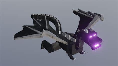 Ender Dragon Model 3D Printable Minecraft Ender Dragon By Mark Ledwold 