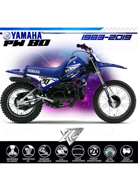 Tous Les Kits Deco Pour Motocross Yamaha Pw 80 9ride XRIDE Motocross