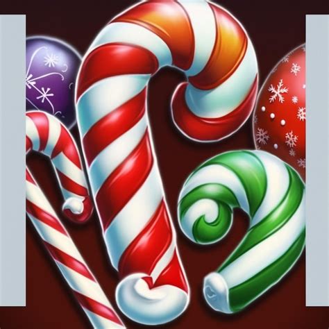 Premium Ai Image There Are Many Candy Canes And Christmas Decorations