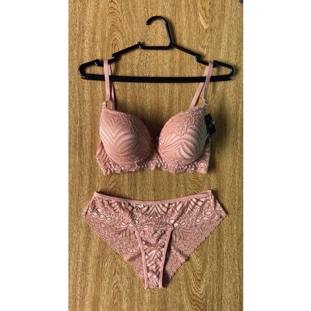 Conjunto Lingerie Milene Suti Em Renda Aro E Calcinha Fio Dental Sensual Shopee Brasil