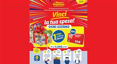 Concorso Lidl Vinci La Tua Spesa In Palio Anno Di Spesa E