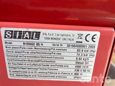 Dieselkanon - Sial Mirage 85H | Blinto auktioner