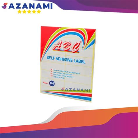 Jual Abc Label Stiker Label Self Adhesive Label Label Undangan Di