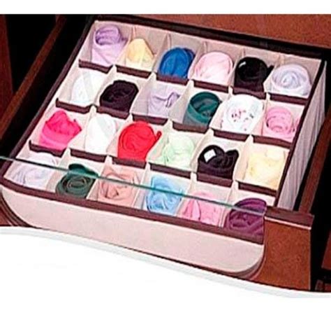 Organizador De Gaveta Armario Lingerie Meia Madeiramadeira