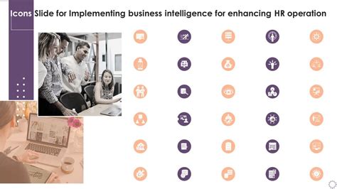 Icons Slide For Implementing Business Intelligence For Enhancing Hr