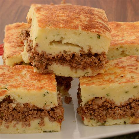 Torta De Batata E Carne Moida