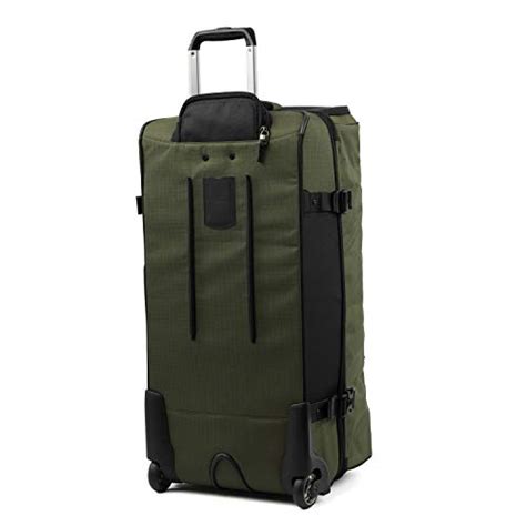 Travelpro Bold 30 Duffle Bag With Drop Bottom Lightweight Rugged Rolling Duffel Olive Black