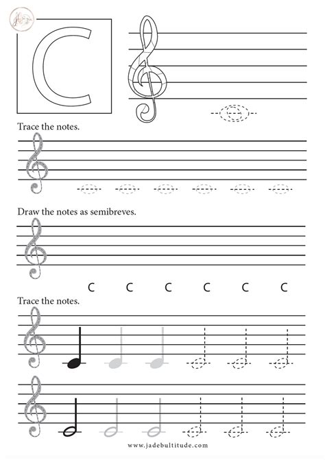 How to Draw your Notes in the Treble Clef - Jade Bultitude