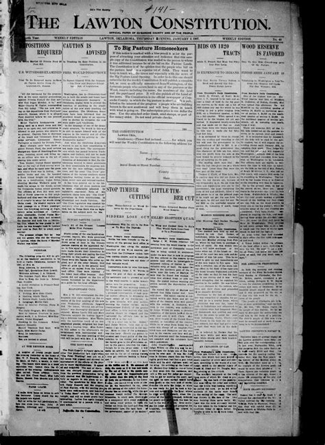 The lawton constitution archive has a secret history of Oklahoma 27