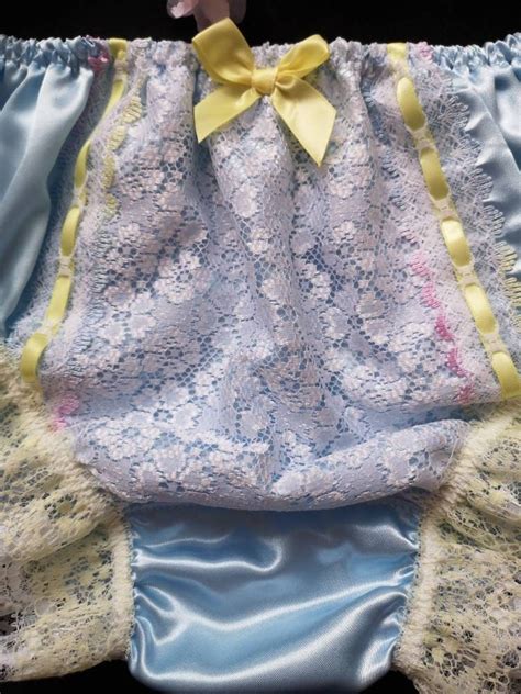 Baby Blue Bikini Panties Silky Soft Satin Sissy Knickers Etsy