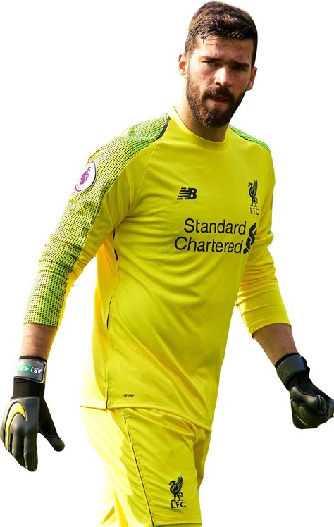 Alisson Becker Liverpool football render - FootyRenders