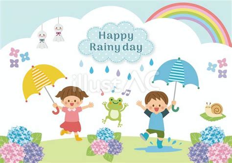 Free Vectors Rainy Day Illustration Set