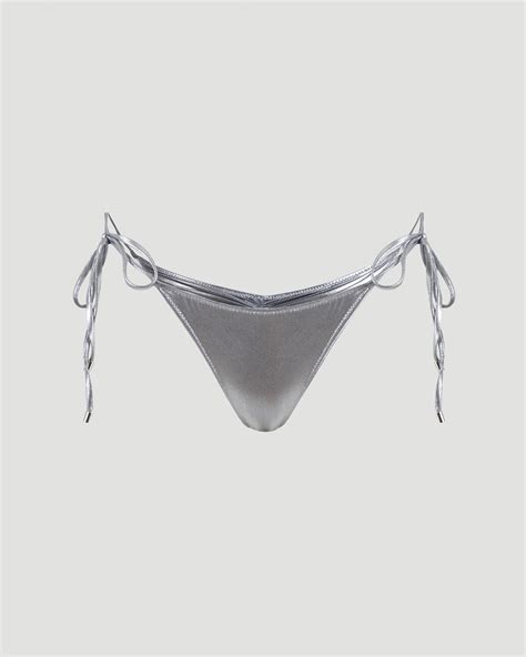 NEELY BIKINI BOTTOMS IN ALLUMINIUM All U Re