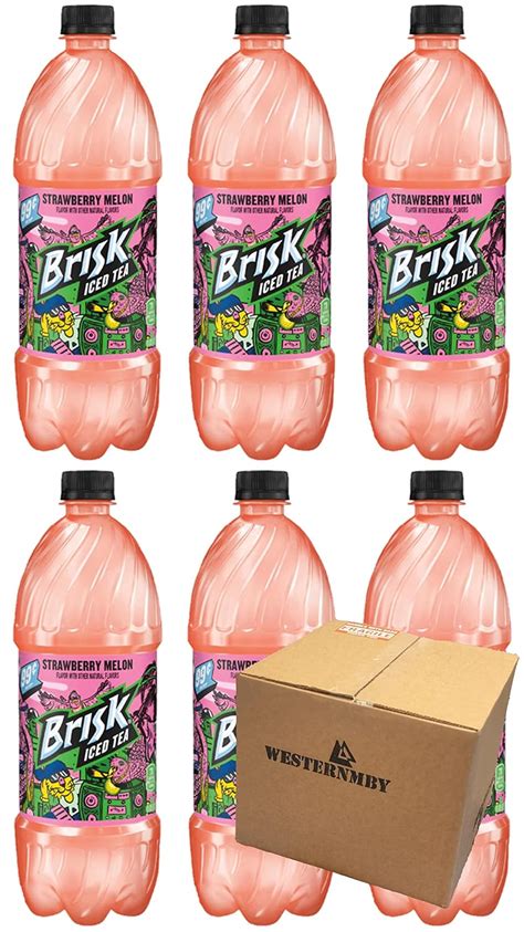 Amazon Brisk Iced Tea Strawberry Melon Fl Oz Bottles