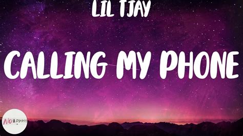 Lil Tjay Calling My Phone Lyrics Youtube