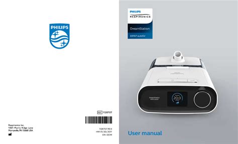 User Manual For Respironics Dreamstation Bipap Autosv Apria