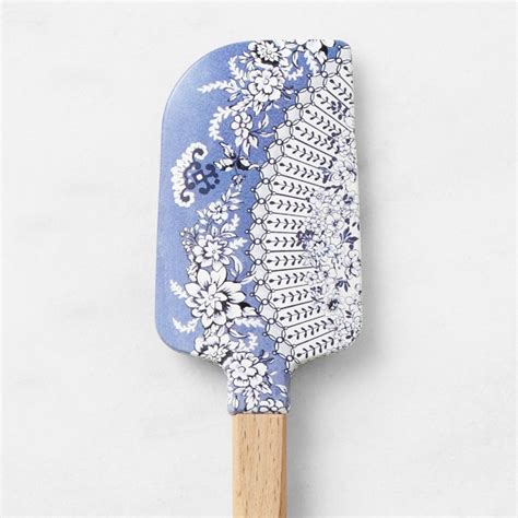 Williams Sonoma English Floral Fsc Wood Spatulas Williams Sonoma