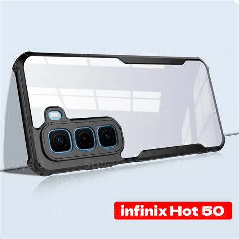 Para Infinix Hot Pro Plus Pro Capa De Telefone Transparente Armadura Acr Lica