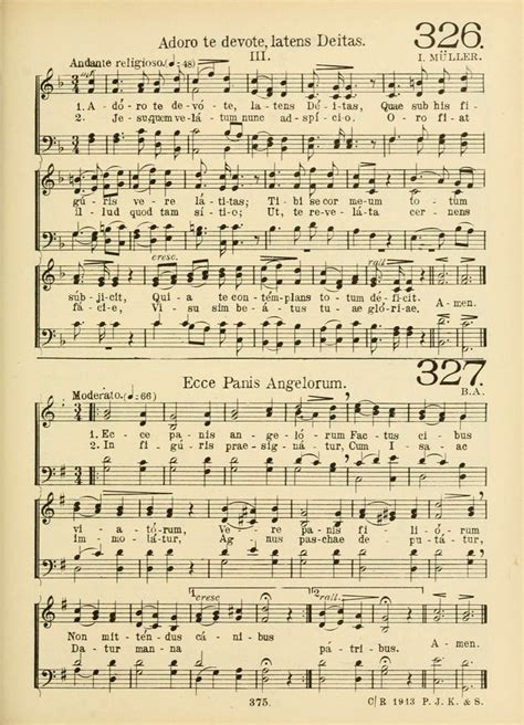 American Catholic Hymnal An Extensive Collection Of Hymns Latin