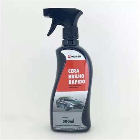 Cera Liquida Automotiva Alto Brilho Rapido Wurth Parcelamento Sem Juros