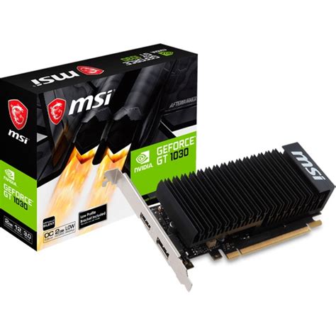 MSI GeForce GT 1030 2GHD4 LP OC Grafische Kaart HDMI DisplayPort