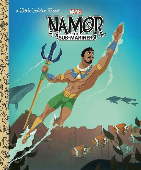 Namor The Sub Mariner Little Golden Book Marvel Database Fandom