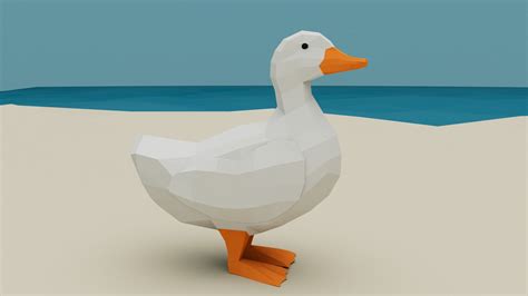 Artstation Duck 3d Model