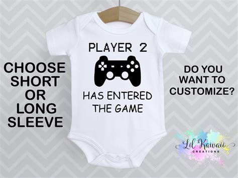 Player Has Entered The Game Onesies Cute Baby Onesies Etsy