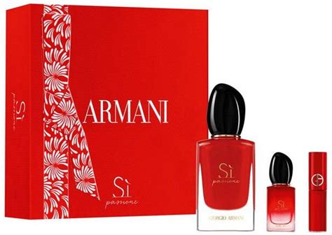 Giorgio Armani Coffret Saint Valentin S Passione Eau De Parfum Ml