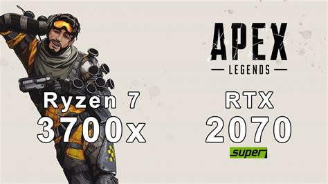 Apex Legends On Ryzen 7 3700X RTX 2070 Super At 4K Training Mode