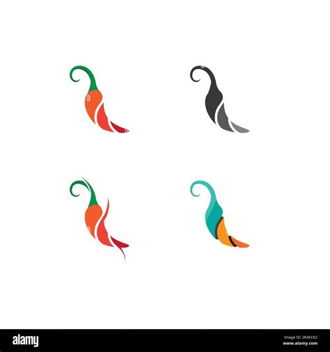 Red Hot Natural Chili Icon Template Vector Illustration Stock Vector Image Art Alamy