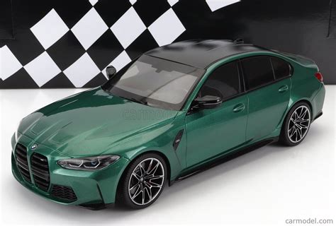 MINICHAMPS 155020200 Scale 1 18 BMW 3 SERIES M3 G80 2020 GREEN BLACK