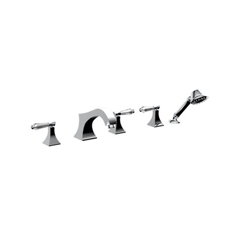 TRIM Roman Tub Filler With Hand Shower Santec