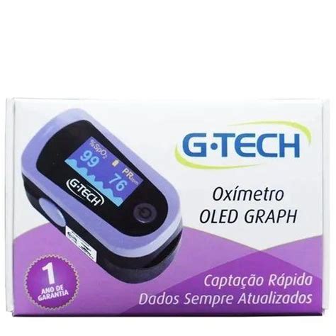 Oximetro de Pulso Portátil Oled G tech Oxímetro Magazine Luiza