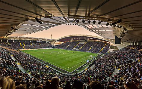 Stadio Friuli Udinese Stadium Italian Football Stadium Stands Udine