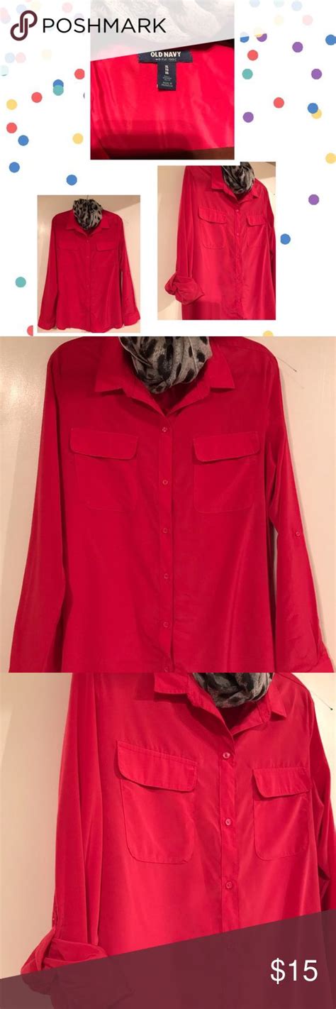 Vivid Hot Pink Blouse For Work Or Play