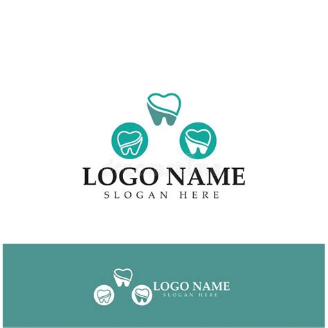 Dental Logo Design Vector Template Creative Dentist Logo Stock Vector