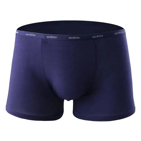 Fashion Men Boxer Soft Breathable Modal Underwear Plus Size Comfortable Solid Underpants Homme