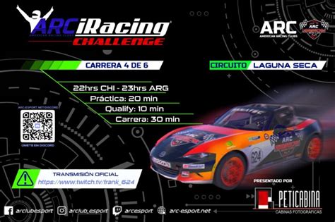 Iracing Challenge S Laguna Seca American Racing Club S