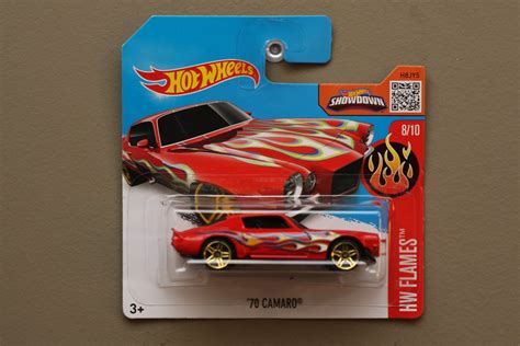 Hot Wheels 2016 HW Flames 70 Camaro Red