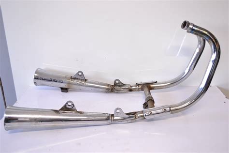 Ligne complète d échappement HONDA 250 CM Pièces moto Languedoc