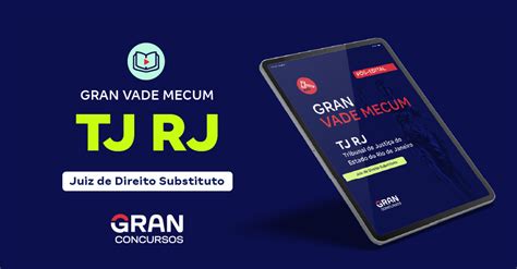 Concurso Tj Rj Juiz Baixe Aqui O Gran Vade Mecum